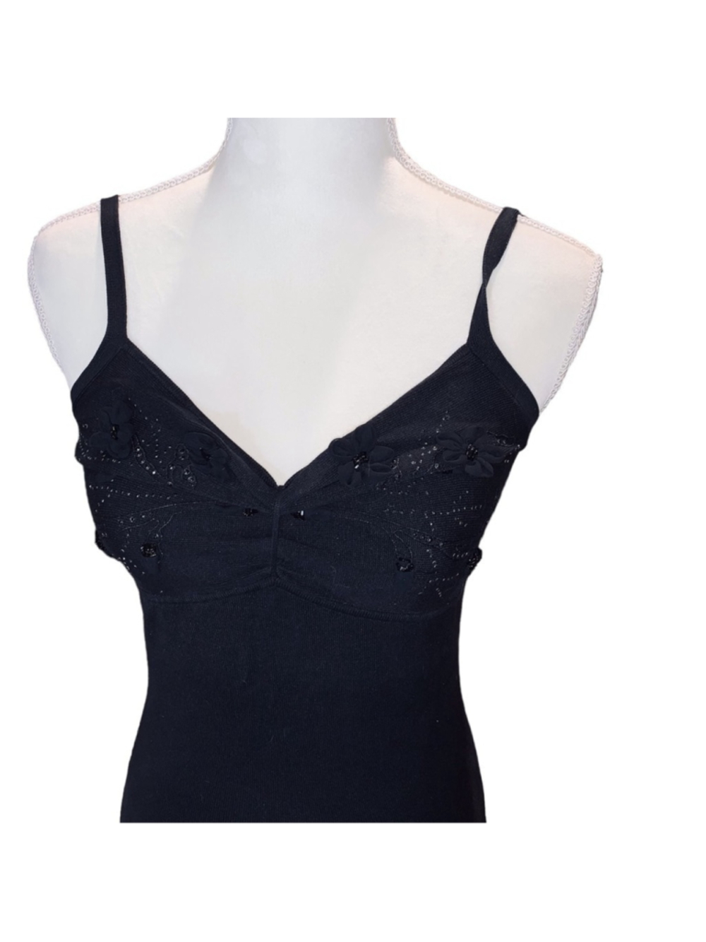 Talbots floral embellished camisole small petite
